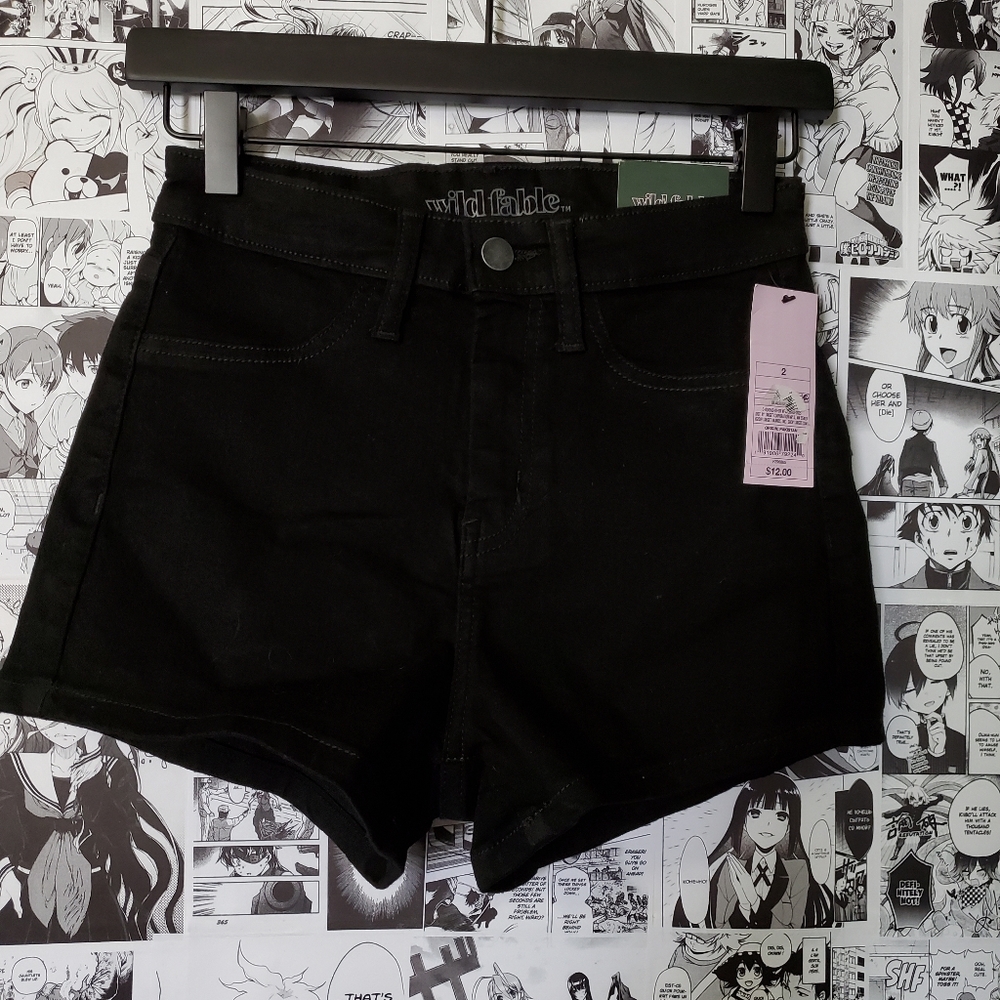 NWT Wild Fable Black High Rise Shorts